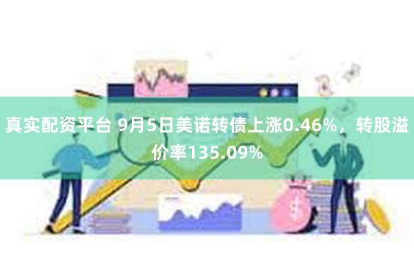 真实配资平台 9月5日美诺转债上涨0.46%，转股溢价率135.09%